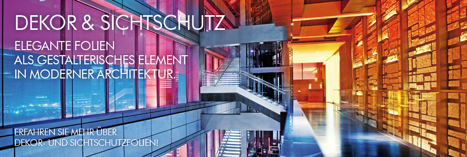 Dekor- & Sichtschutzfolien